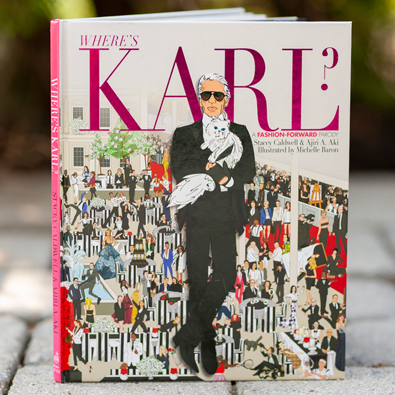 Cover from Where's Karl A Fashion Forward Seek and Find
