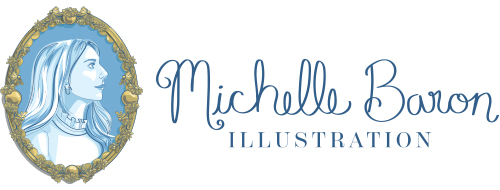 Michelle Baron Illustration Portfolio Logo